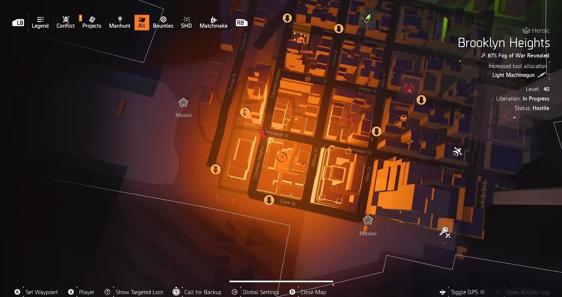 Sixth animal piece location in The Division 2 (Image via Ubisoft)